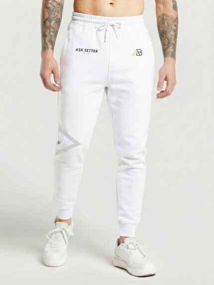 Mindset White Joggers