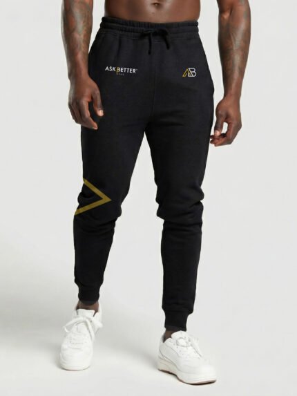 Deep Black Joggers