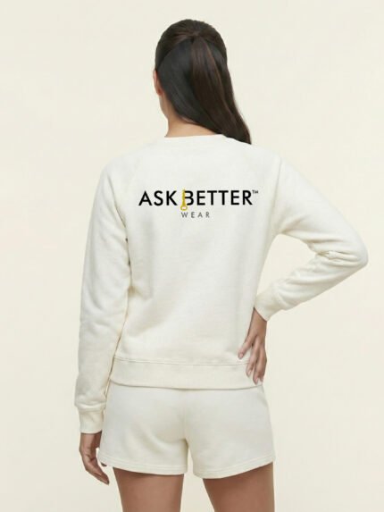 Clarity White Sweatshirt