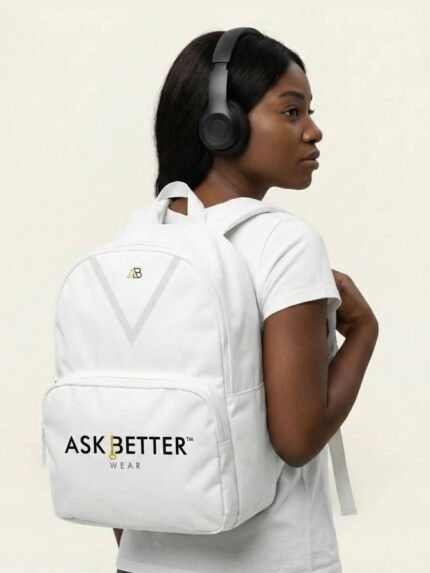 Everyday White Backpack
