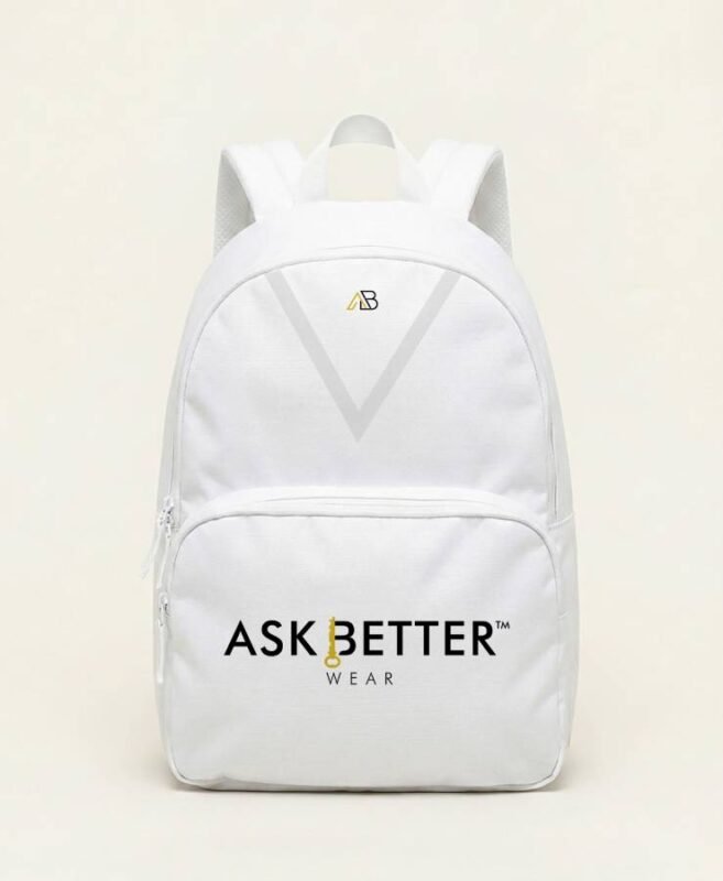 Everyday White Backpack