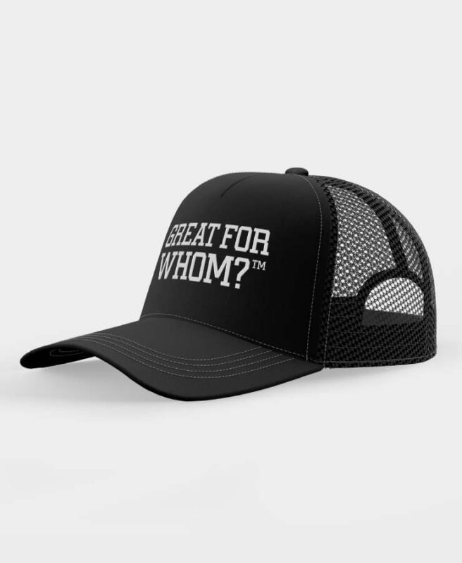 GFW Black Trucker Cap