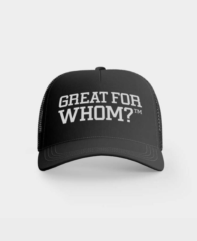 GFW Black Trucker Cap