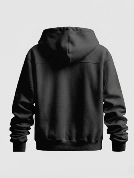 essential white hoodie