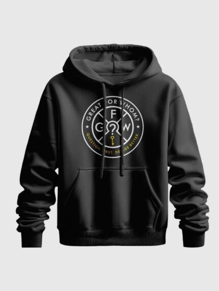 ‘Great For Whom?’ SIgnature hoodie